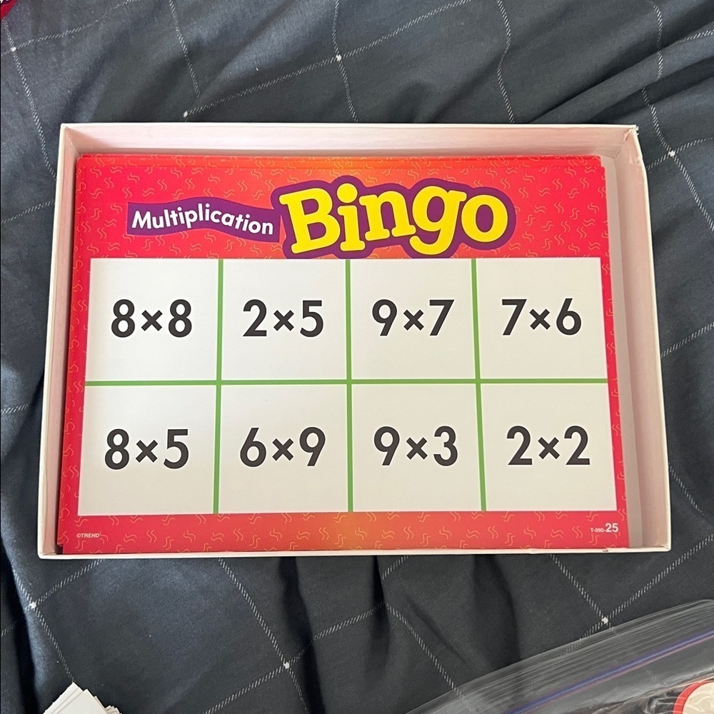 Trend Enterprises Multiplication Bingo Learning Game Complete Set - Picture 5 of 6